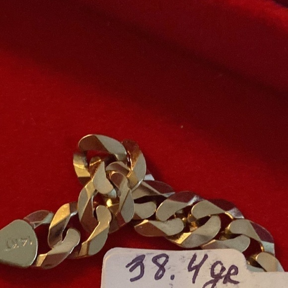14kt Italian Gold Chain solid yellow gold 38.4 gr pure solid gold Italy Unisex - Picture 5 of 9